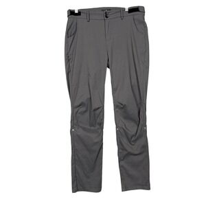 Northbound Gear Hiking Pants‎ Womens 12 Gray Convertible Roll Up Snap Capri GORP